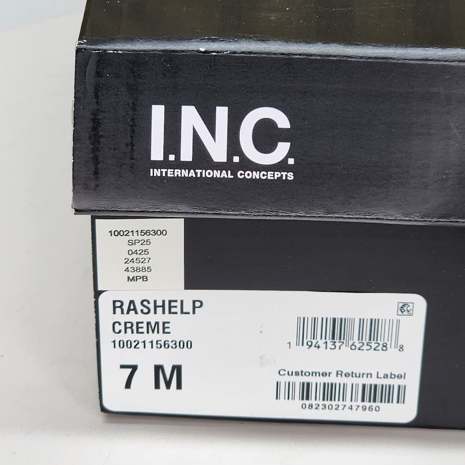 NEW - INC International Concepts Rashel Women’s Sculptural Heel Sandals Size 7 - Thumbnail 10