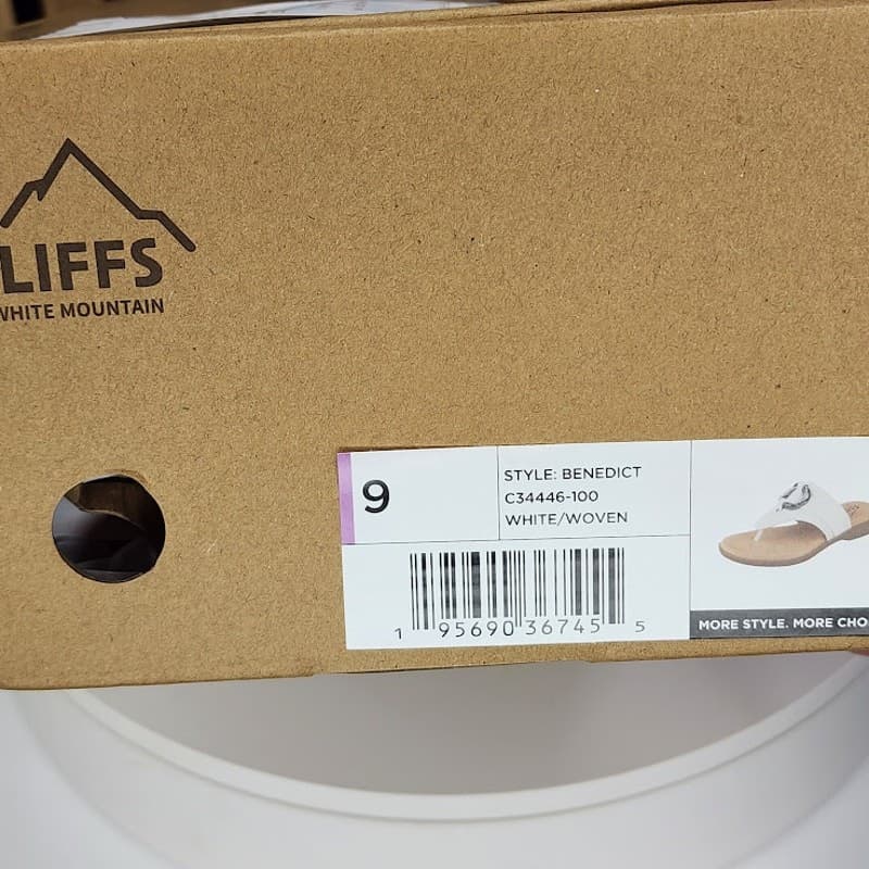 NEW - Cliffs by White Mountain Benedict Women’s Thong Comfort Sandals - Size 9 - Thumbnail 8