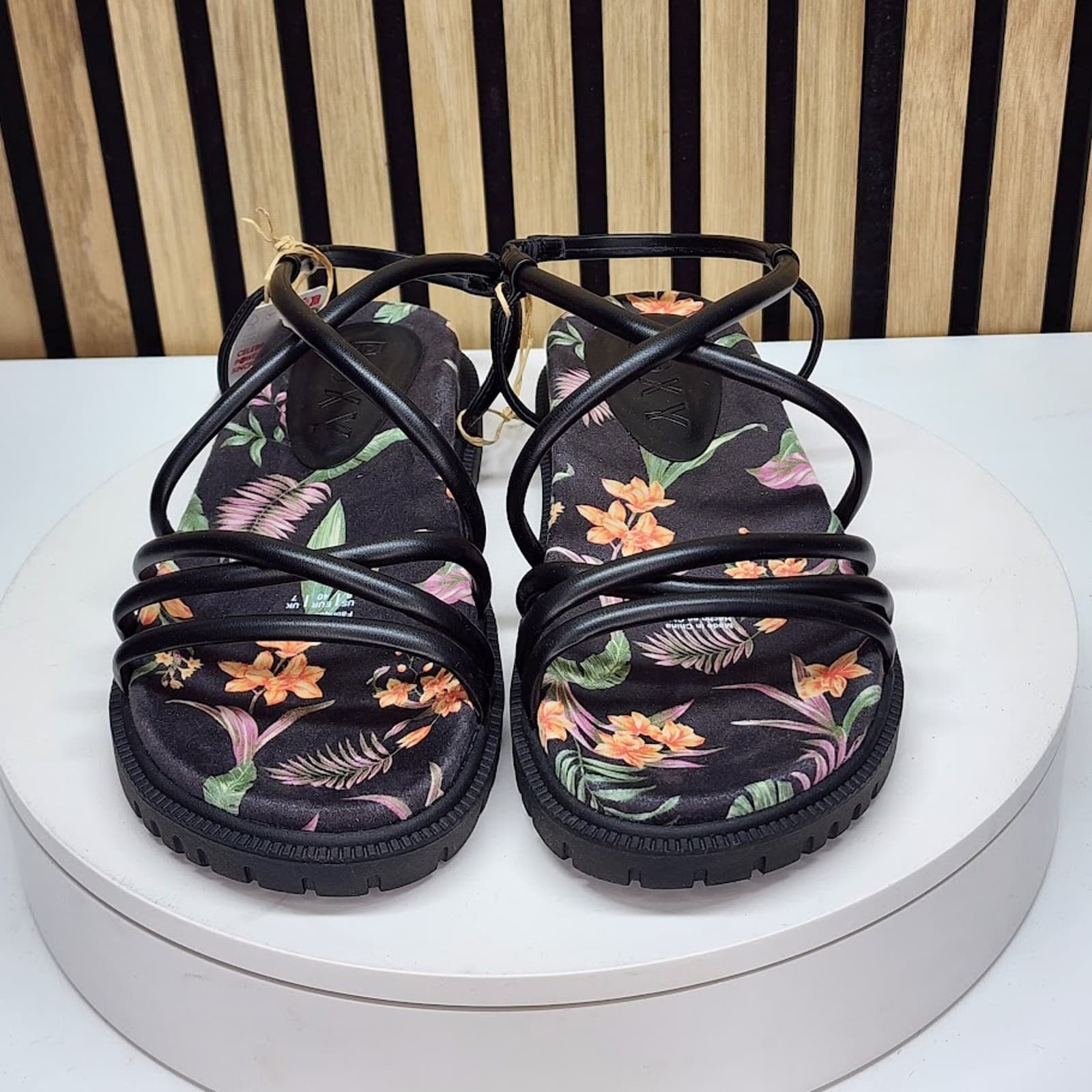 NEW - Roxy Brooke Women’s Platform Strappy Sandals Casual Slip On Shoes - Size 8 - Thumbnail 7