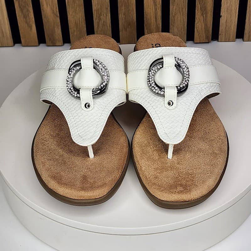 NEW - Cliffs by White Mountain Benedict Women’s Thong Comfort Sandals - Size 9 - Thumbnail 6