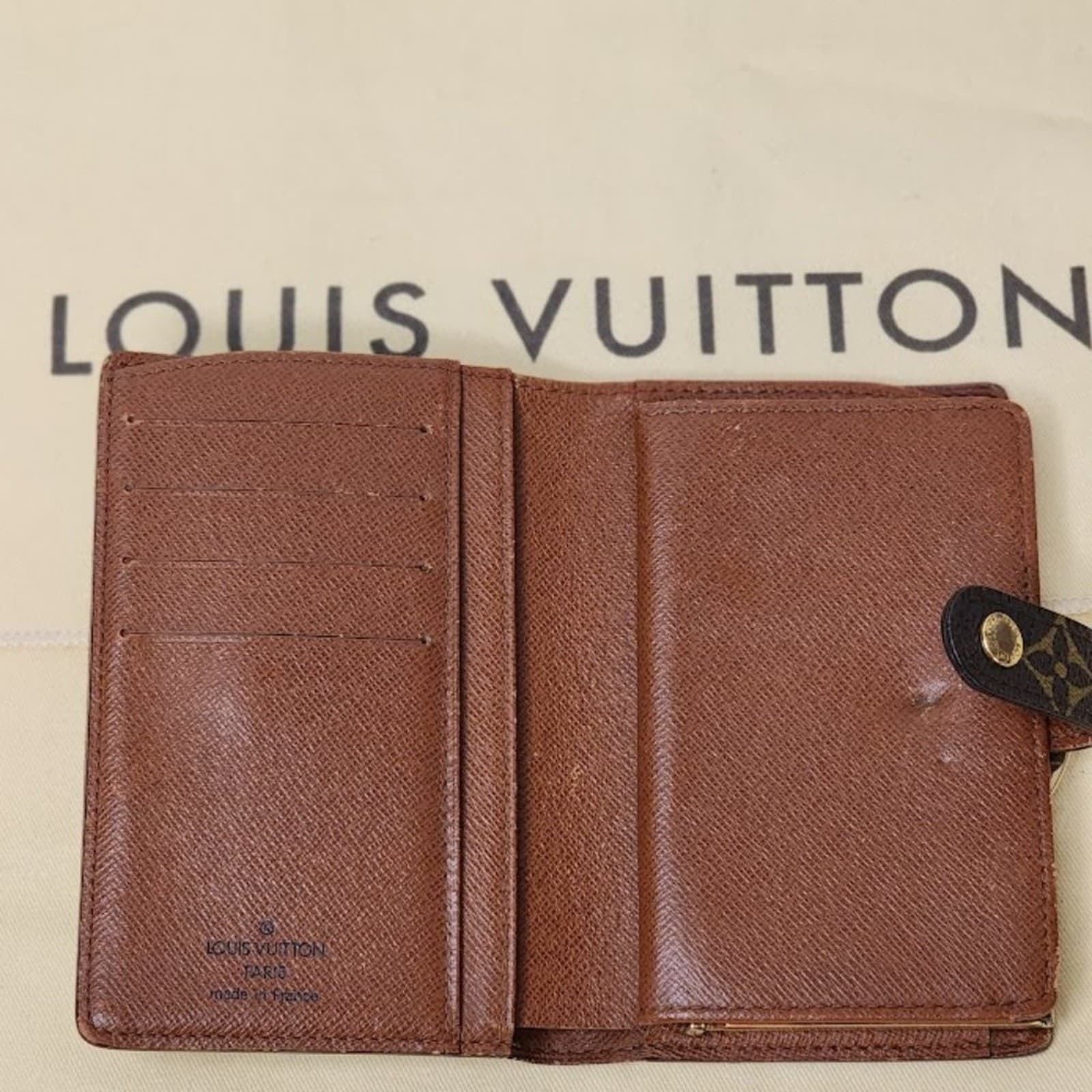 Authentic Louis Vuitton Monogram Porte Monnaie Billets Viennois Bifold Wallet - Thumbnail 6