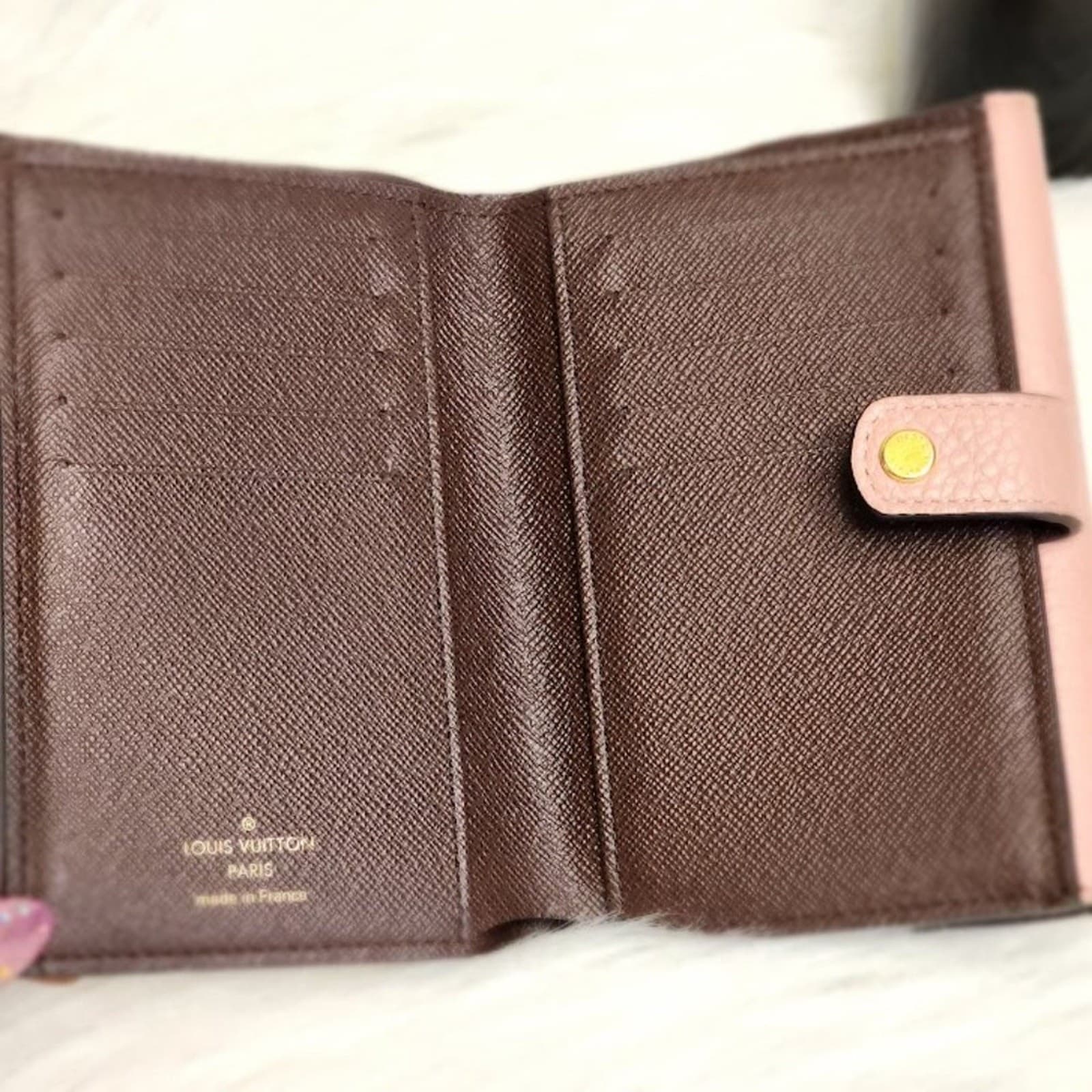Louis Vuitton Normandy Damier Ebene Compact Wallet - Thumbnail 10