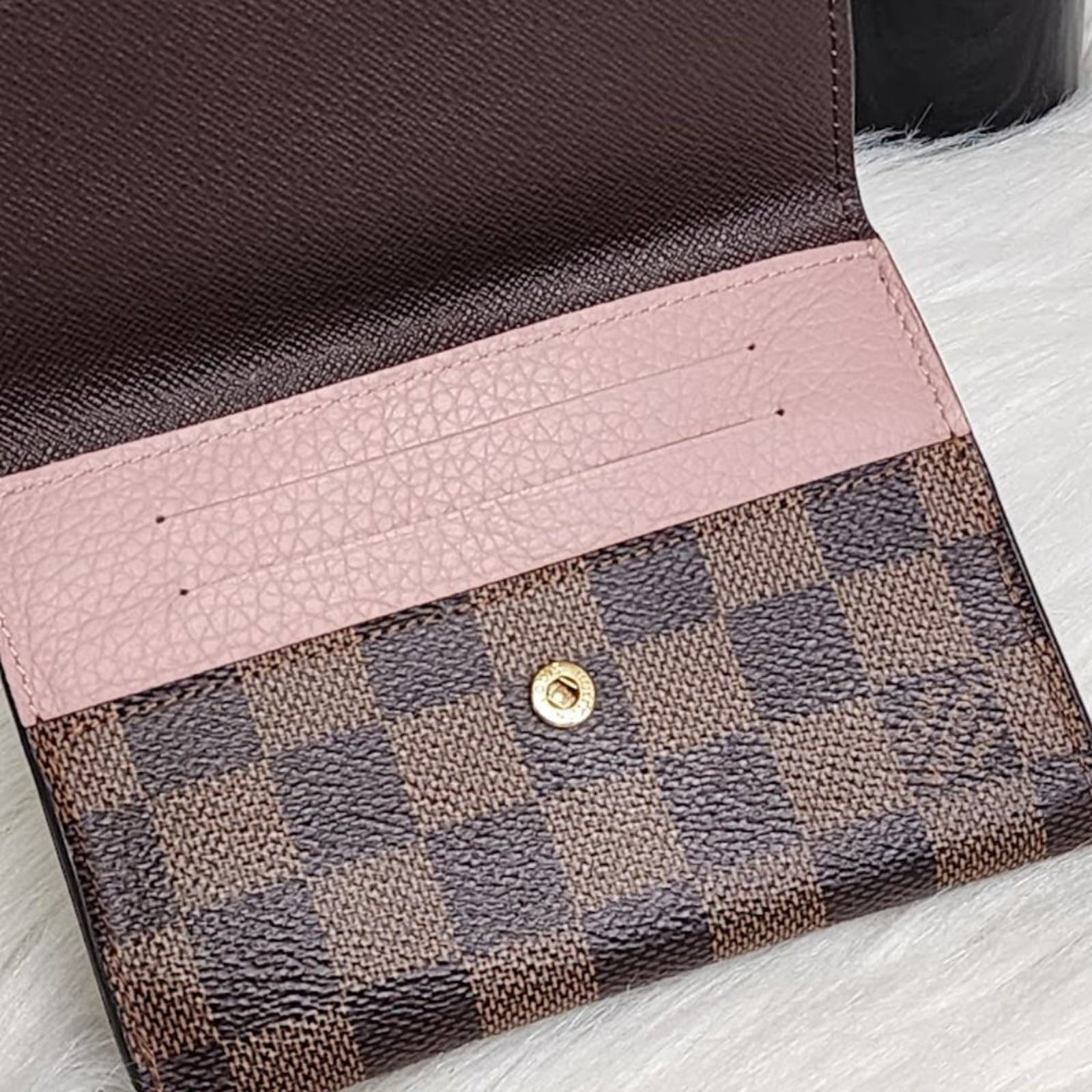 Louis Vuitton Normandy Damier Ebene Compact Wallet - Thumbnail 4