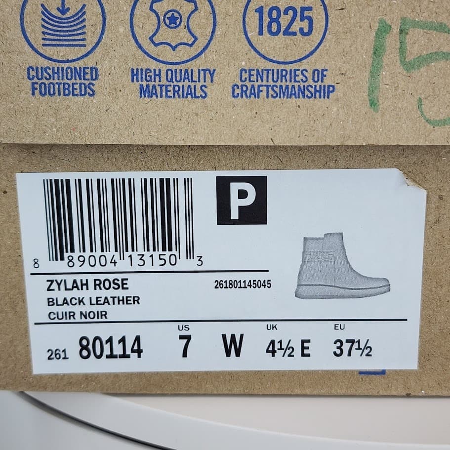 Clarks Women’s Zylah Rose Ankle Boots – Comfort Flatform Leather - Size 7 - Thumbnail 10
