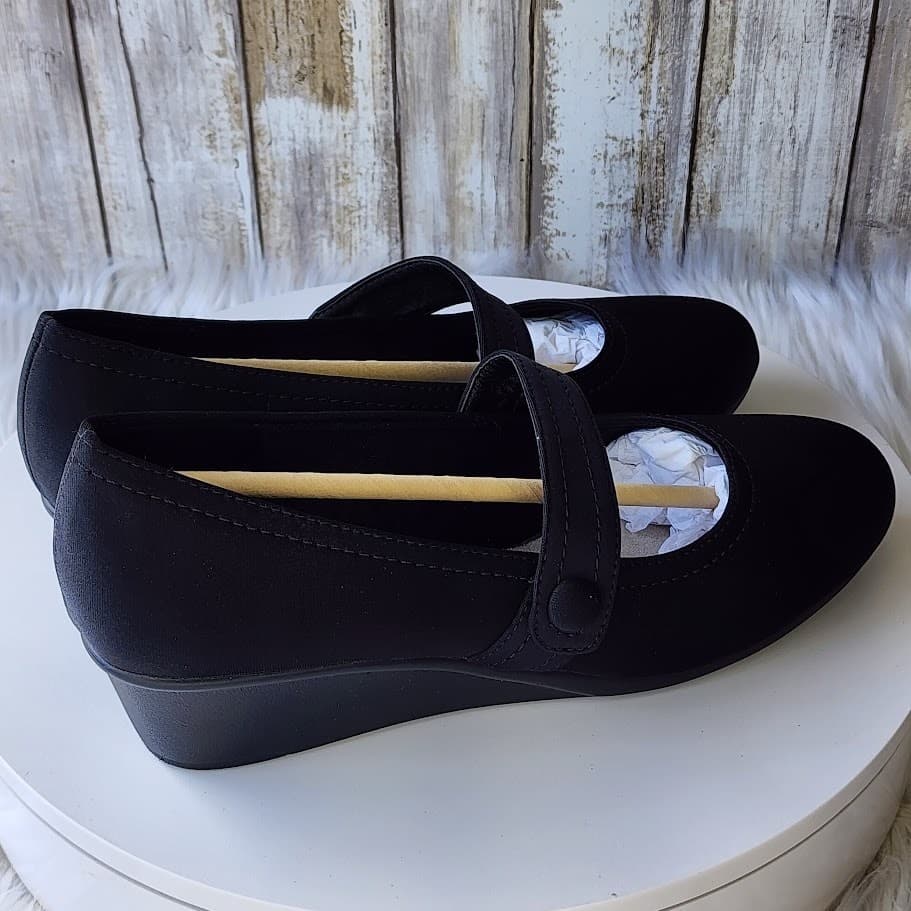 NEW - Cliffs by White Mountain Women's Brightly Mary-Jane Style Wedge - Size 7.5 - Thumbnail 3
