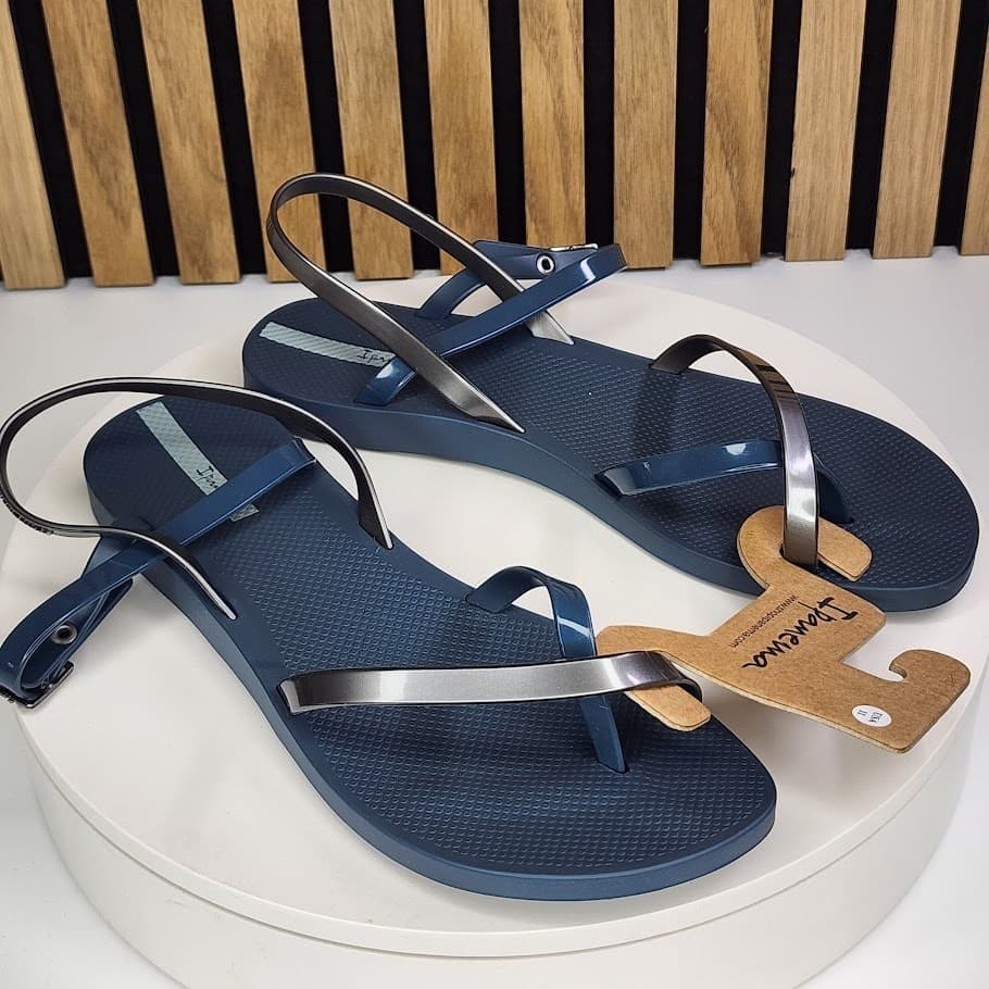 NEW - Ipanema Fashion Sandal VIII Fem Women’s Blue Silver Sandals Size 10 - Thumbnail 5
