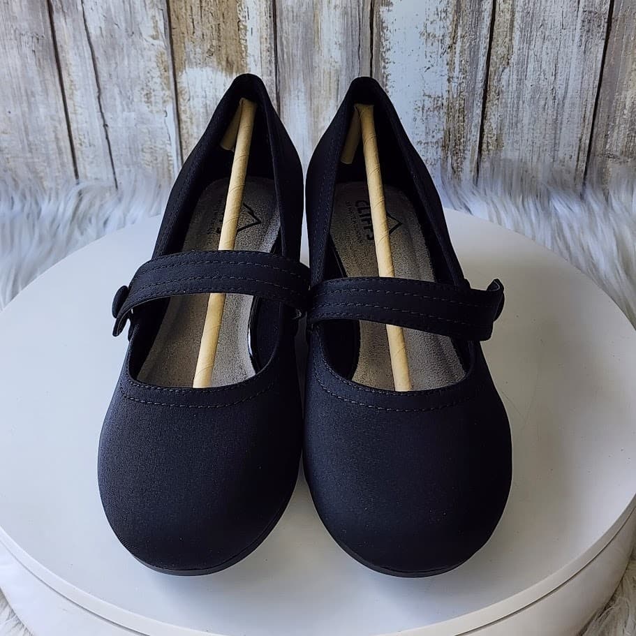 NEW - Cliffs by White Mountain Women's Brightly Mary-Jane Style Wedge - Size 7.5 - Thumbnail 9