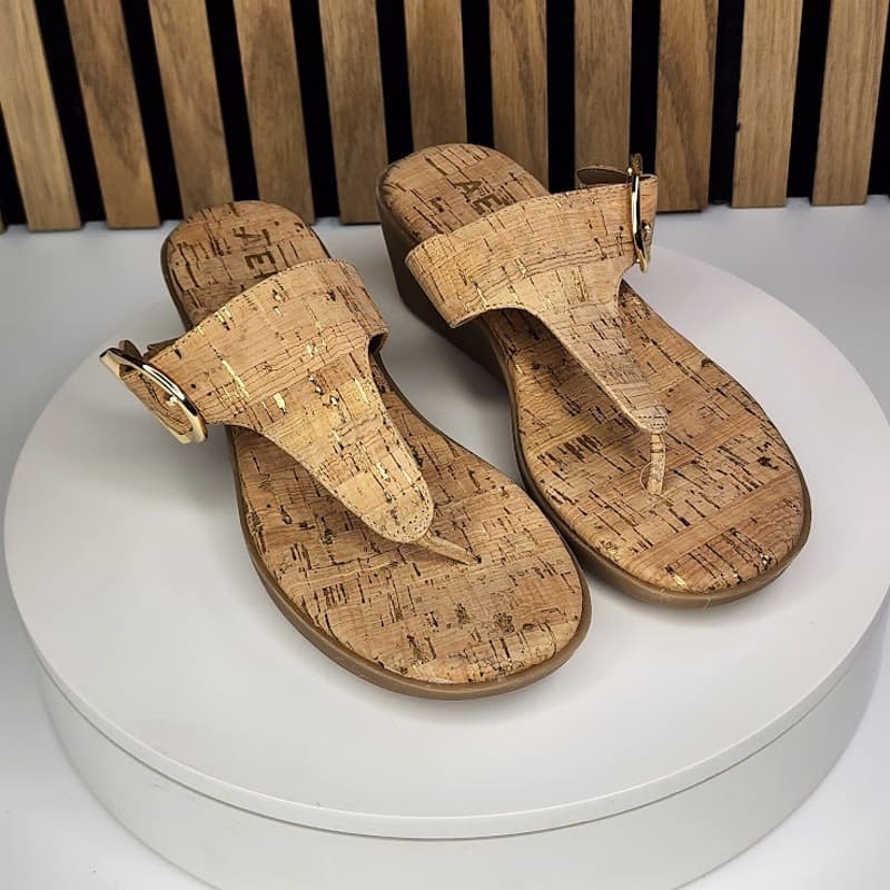NEW - Aerosoles Izola Women’s Wedge Sandals Comfort Slide Shoes Size 6 - Thumbnail 5