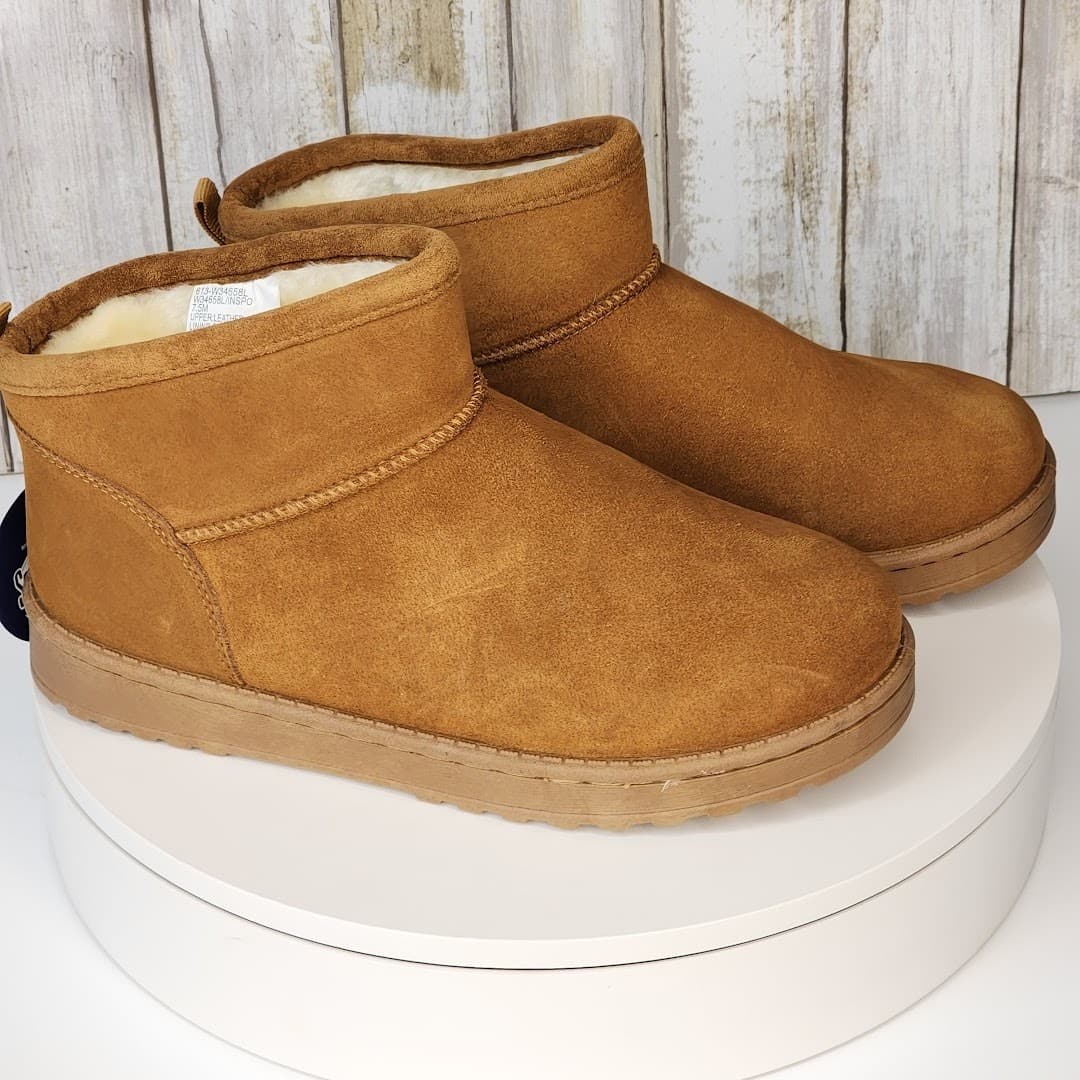 White Mountain Women's Inspo Booties - Size 7.5 - Whiskey Suede - Thumbnail 2
