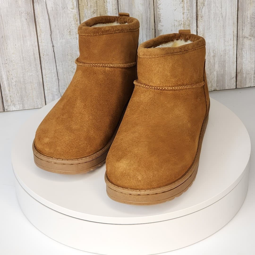 White Mountain Women's Inspo Booties - Size 7.5 - Whiskey Suede - Thumbnail 8
