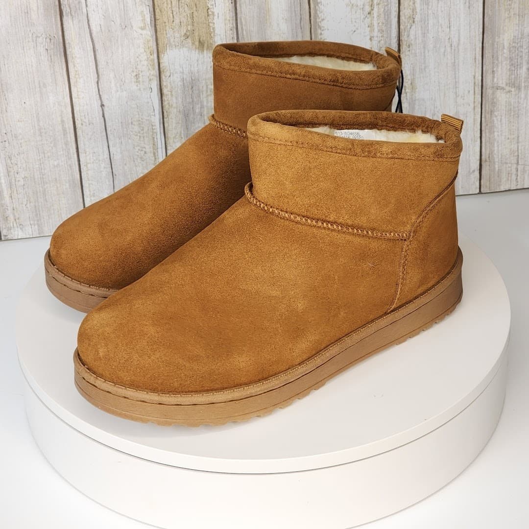 White Mountain Women's Inspo Booties - Size 7.5 - Whiskey Suede - Thumbnail 7