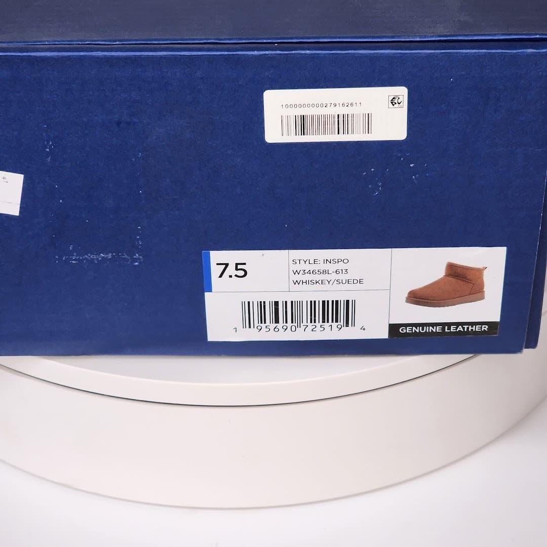 White Mountain Women's Inspo Booties - Size 7.5 - Whiskey Suede - Thumbnail 10