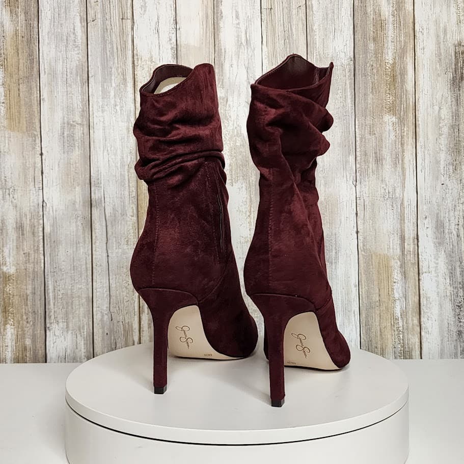 NEW - Jessica Simpson Women's Elisti Slouchy Pointed Toe Dress Booties - Size 8M - Thumbnail 3