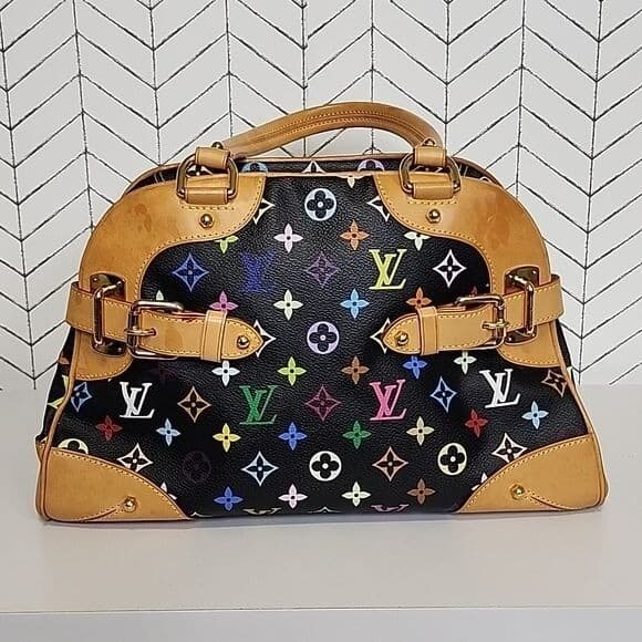 Louis Vuitton Noir Multicolor Claudia Shoulder Bag - Thumbnail 2