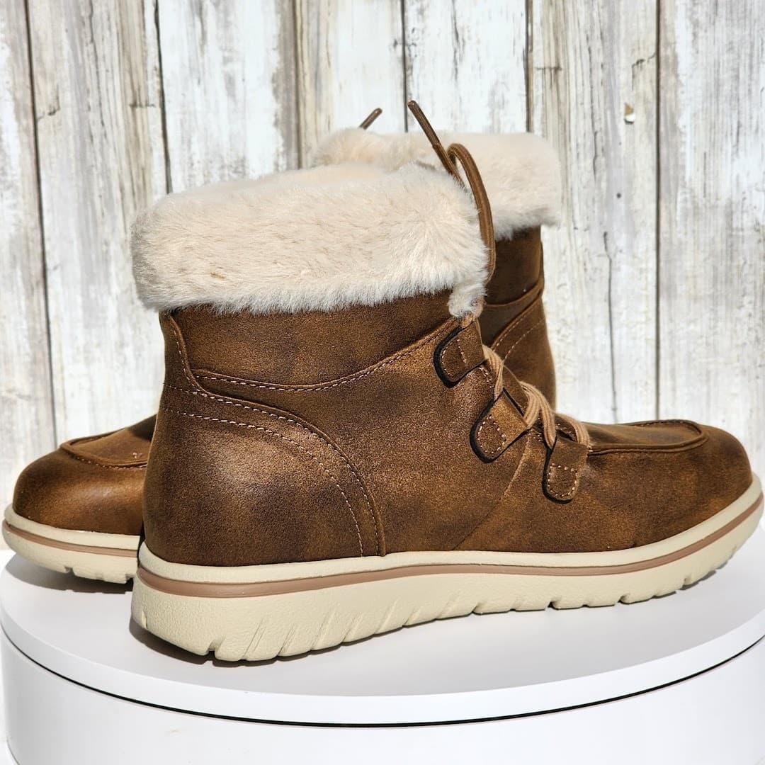 NEW - Cliffs by White Mountain Women's Harrison Lace-Up Booties - Size 7.5 - Thumbnail 7