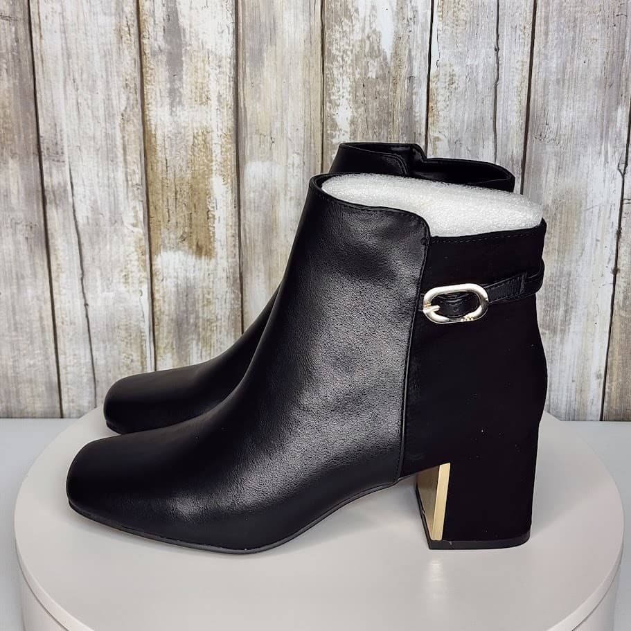 NEW - Jones New York Women's Durvin Block Heel Dress Booties - Size 6 M - Thumbnail 5