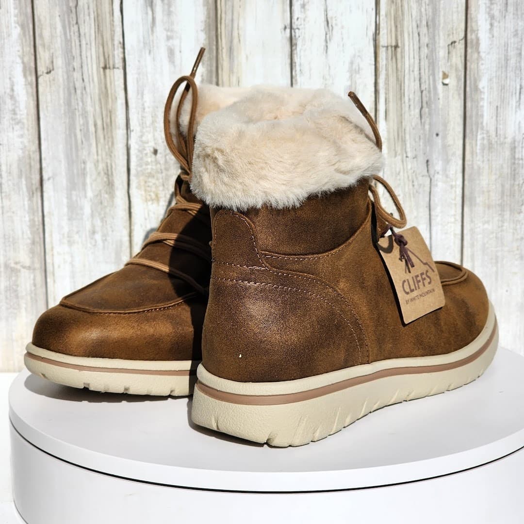 NEW - Cliffs by White Mountain Women's Harrison Lace-Up Booties - Size 7.5 - Thumbnail 3