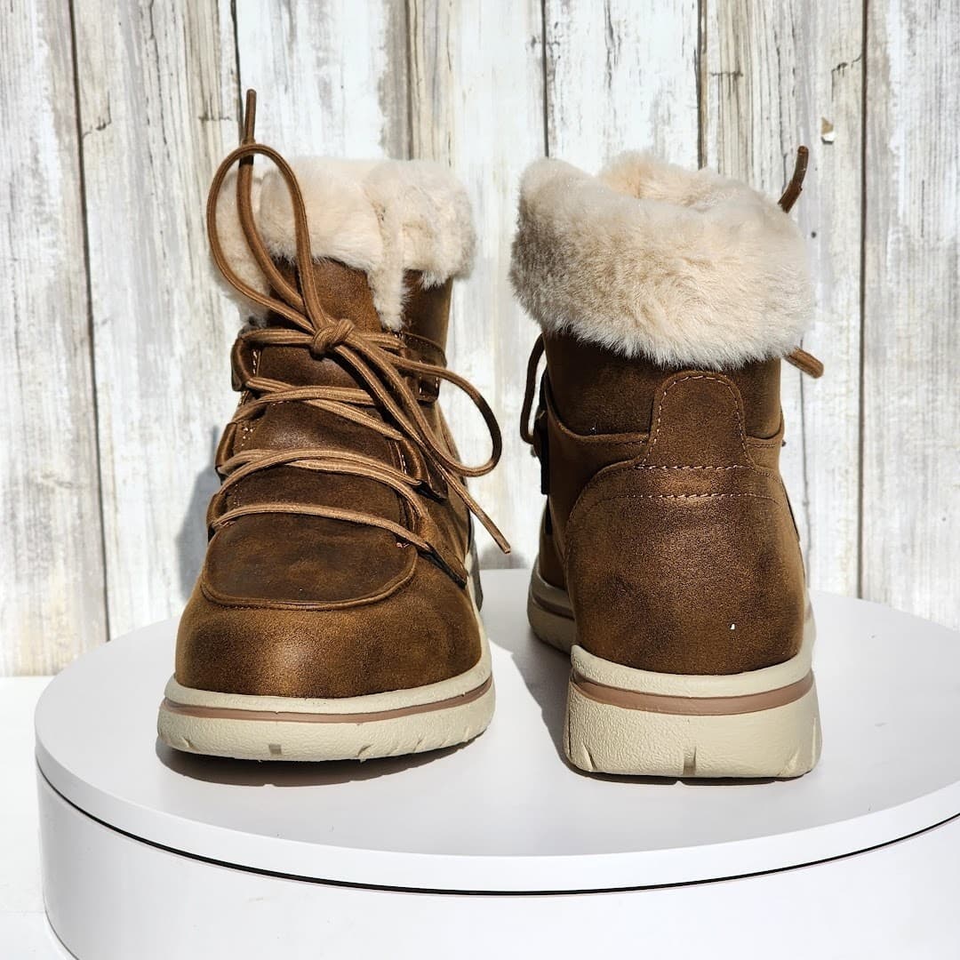 NEW - Cliffs by White Mountain Women's Harrison Lace-Up Booties - Size 7.5 - Thumbnail 4