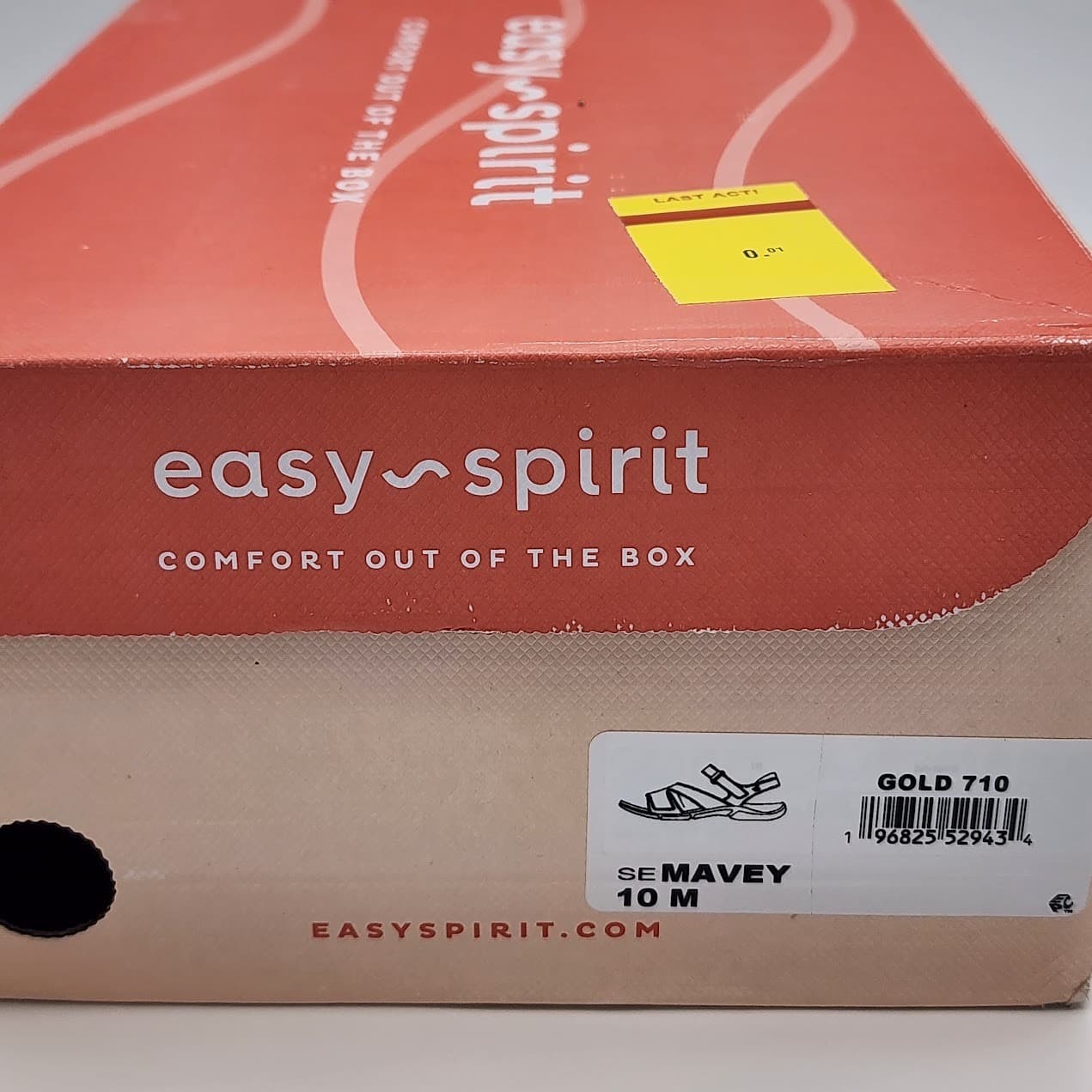 NEW Easy Spirit Mavey Gold Comfort Sandals Women's Size 10 M Adjustable Straps - Thumbnail 9