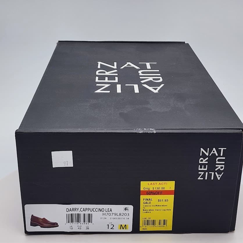 NEW Naturalizer Darry Cabernet Leather Lug Sole Loafers Women's Size 12M Comfort - Thumbnail 9