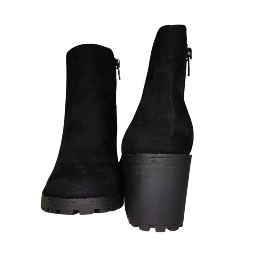 Sun + Stone Morghan Booties – Moto-Inspired Chelsea Boots - Size 8M - Thumbnail 8