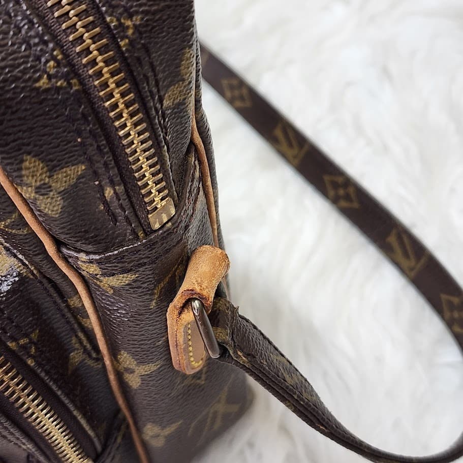 Authentic Louis Vuitton Monogram Amazon Crossbody Bag Brown Vintage - Thumbnail 8