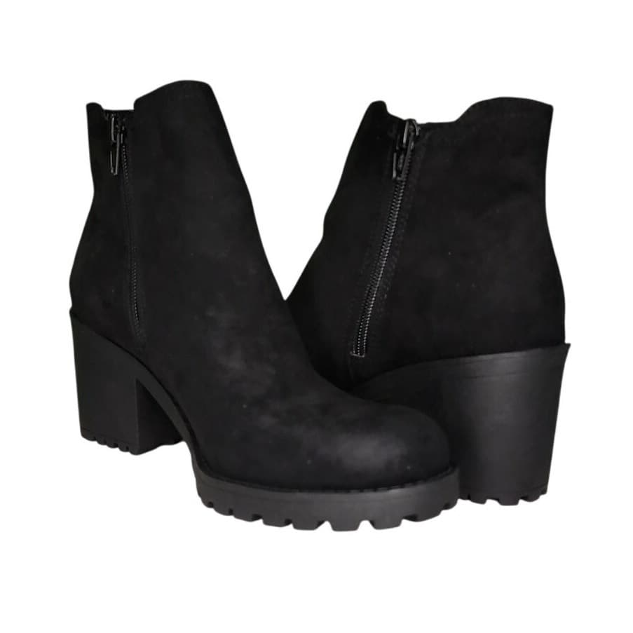 Sun + Stone Morghan Booties – Moto-Inspired Chelsea Boots - Size 8M - Thumbnail 4