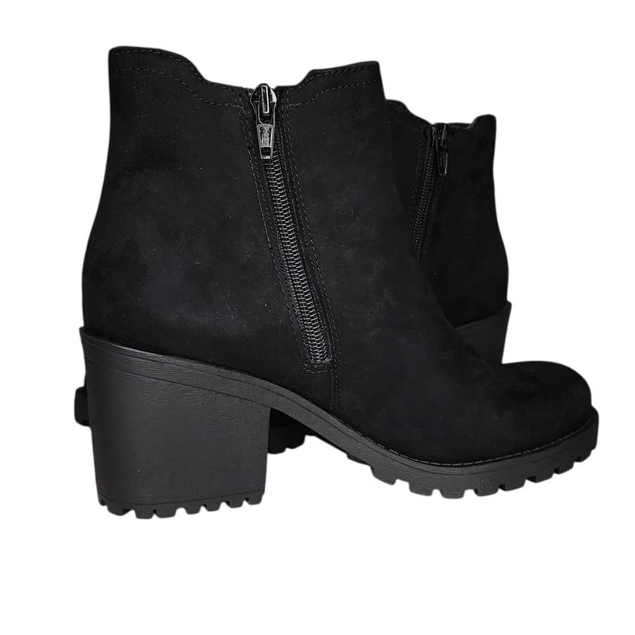 Sun + Stone Morghan Booties – Moto-Inspired Chelsea Boots - Size 8M - Thumbnail 6