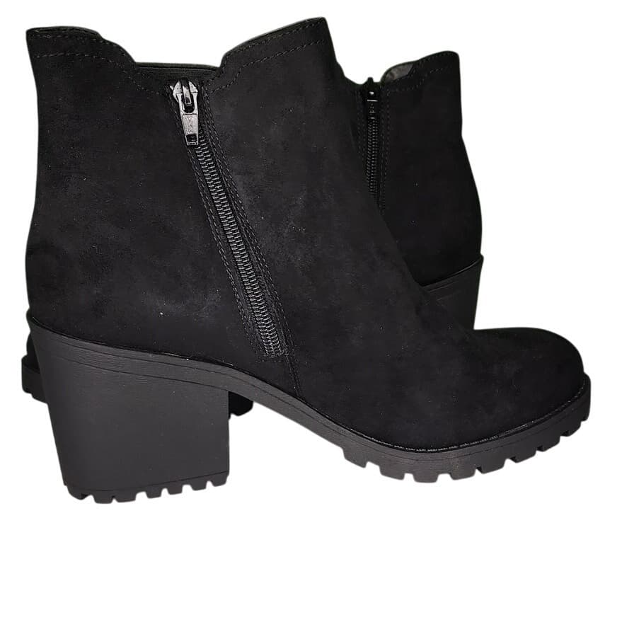 Sun + Stone Morghan Booties – Moto-Inspired Chelsea Boots - Size 10M - Thumbnail 4