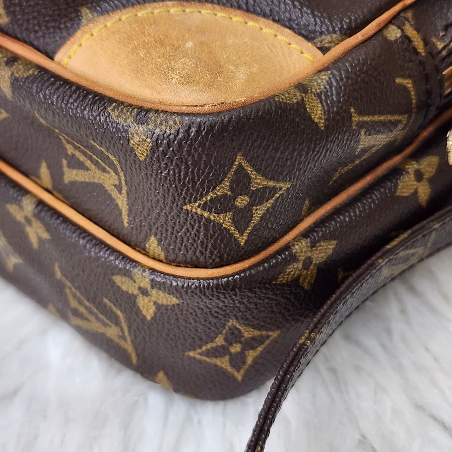 Authentic Louis Vuitton Monogram Amazon Crossbody Bag Brown Vintage - Thumbnail 18