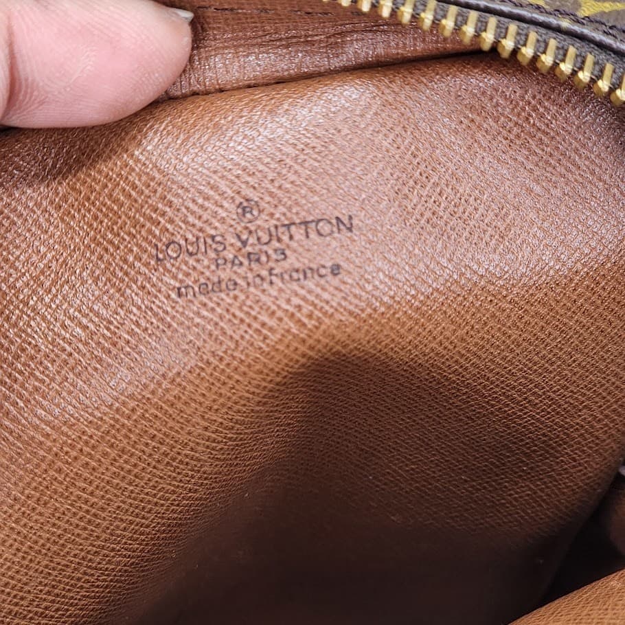 Authentic Louis Vuitton Monogram Mini Amazon Crossbody Bag Brown Vintage - Thumbnail 17