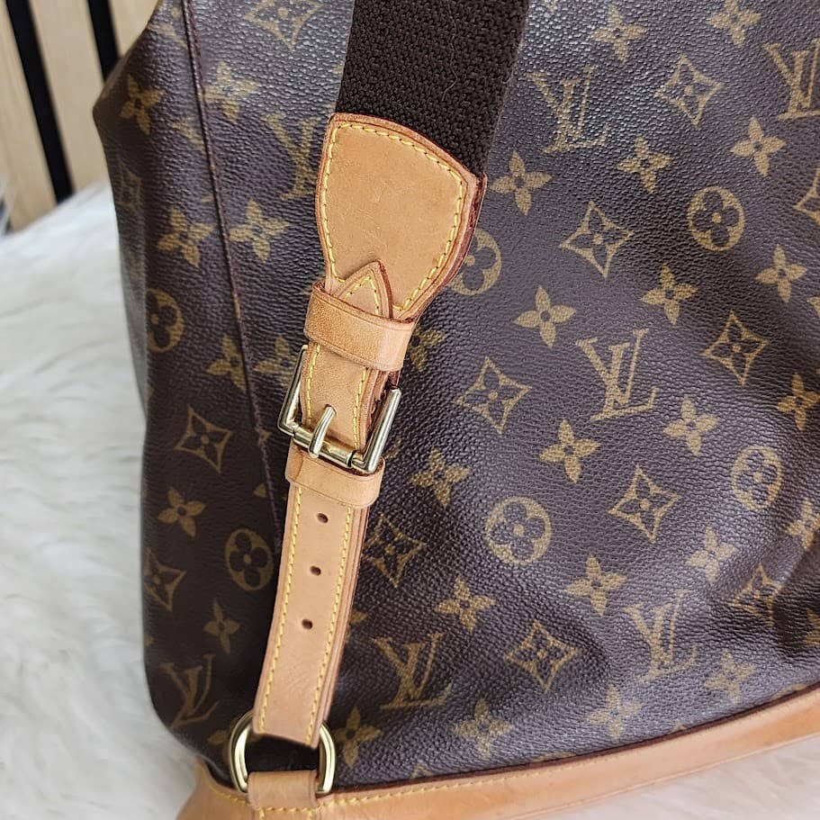 Authentic Louis Vuitton Montsouris GM Monogram Backpack Brown Canvas Vintage - Thumbnail 9