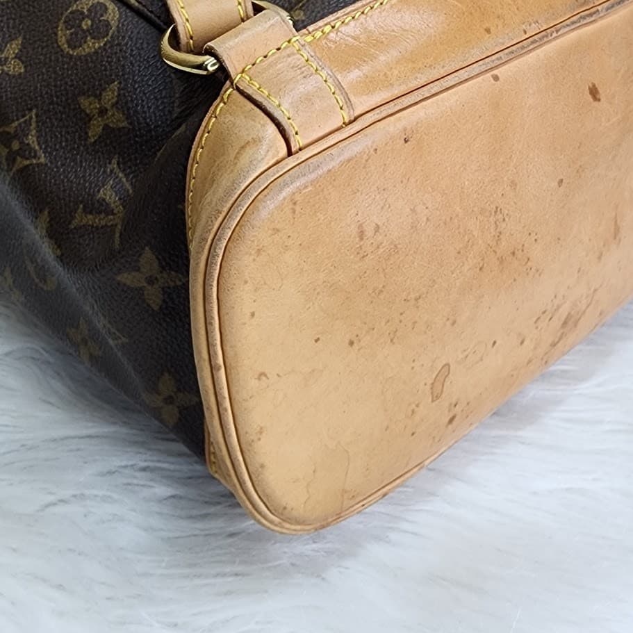 Authentic Louis Vuitton Montsouris GM Monogram Backpack Brown Canvas Vintage - Thumbnail 7
