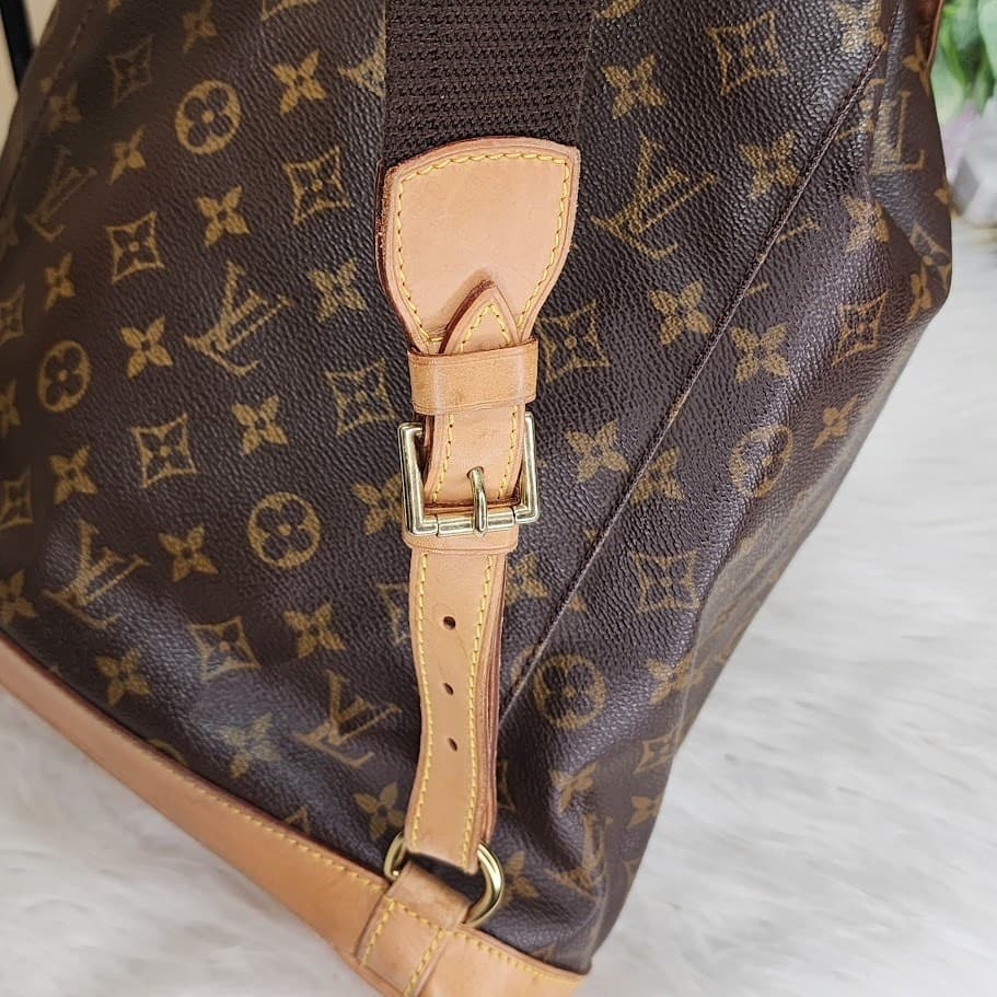 Authentic Louis Vuitton Montsouris GM Monogram Backpack Brown Canvas Vintage - Thumbnail 10