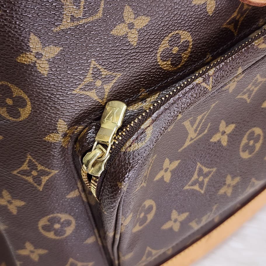 Authentic Louis Vuitton Montsouris GM Monogram Backpack Brown Canvas Vintage - Thumbnail 11