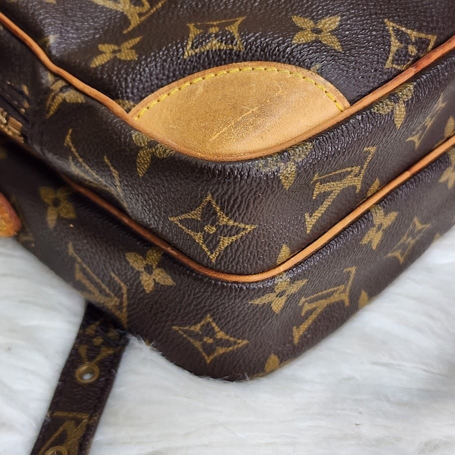Authentic Louis Vuitton Monogram Amazon Crossbody Bag Brown Vintage - Thumbnail 19