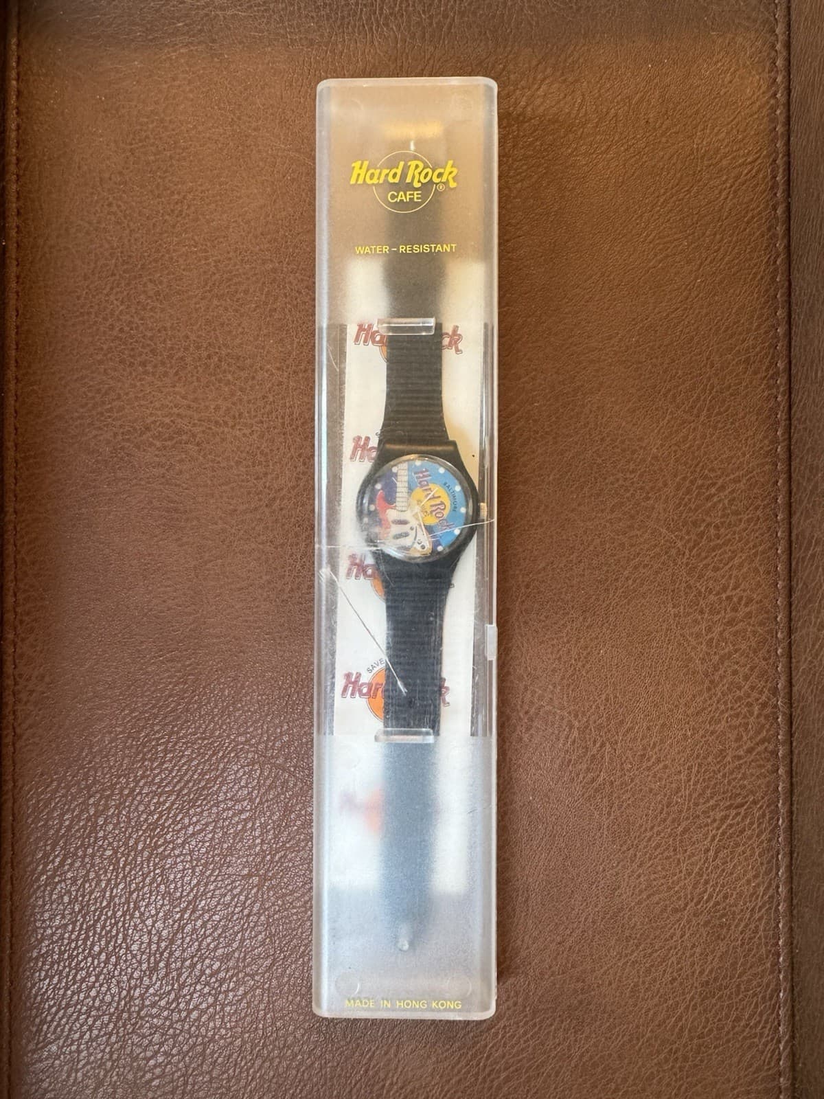 Vintage Hard Rock Cafe Baltimore Guitar Dial Watch w/ Original Case 0185-13000 - Thumbnail 4