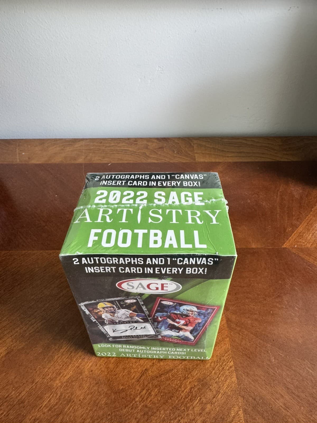 2022 Sage ARTISTRY Football EXCLUSIVE Factory Sealed Blaster Box 2 Autos - Thumbnail 3