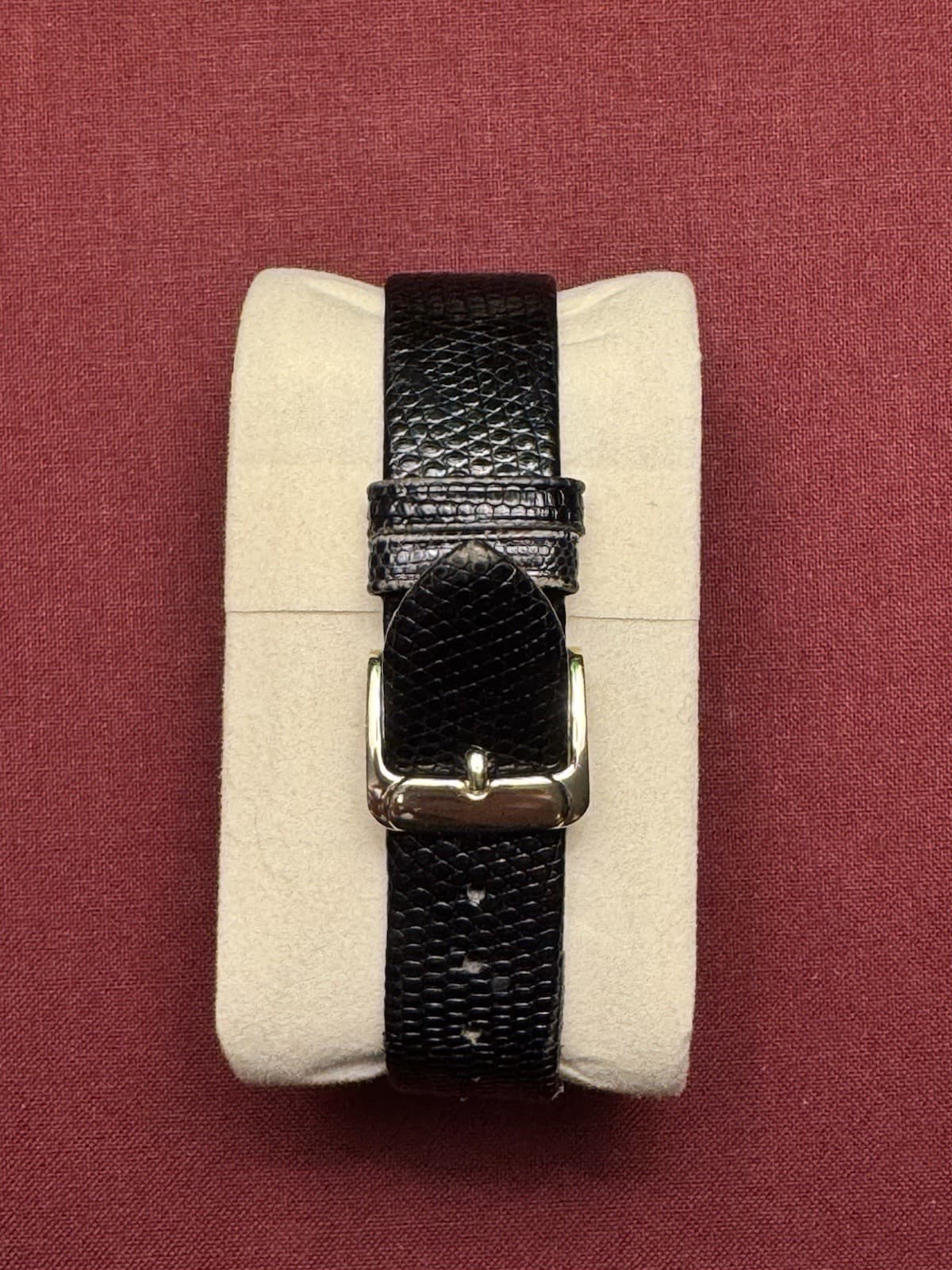 Orient B050RQ90-297 Quartz Dress Watch 32mm Two-Tone Gold Bezel w/ Leather Strap - Thumbnail 3