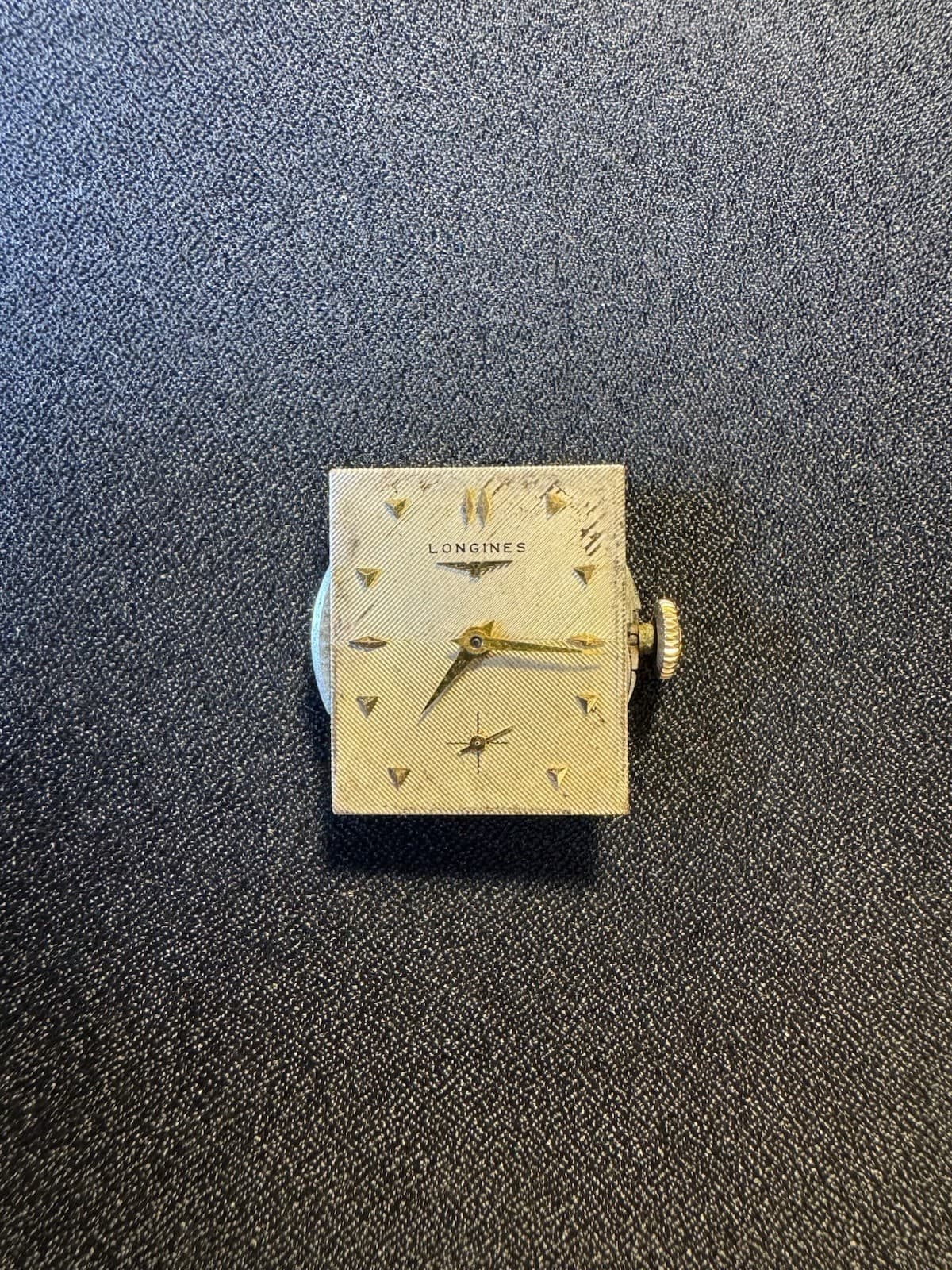 Vintage Longines 17 Jewel Watch Movement Cal 22L 6199224 Manual 19x22.5mm Runs - Thumbnail 2