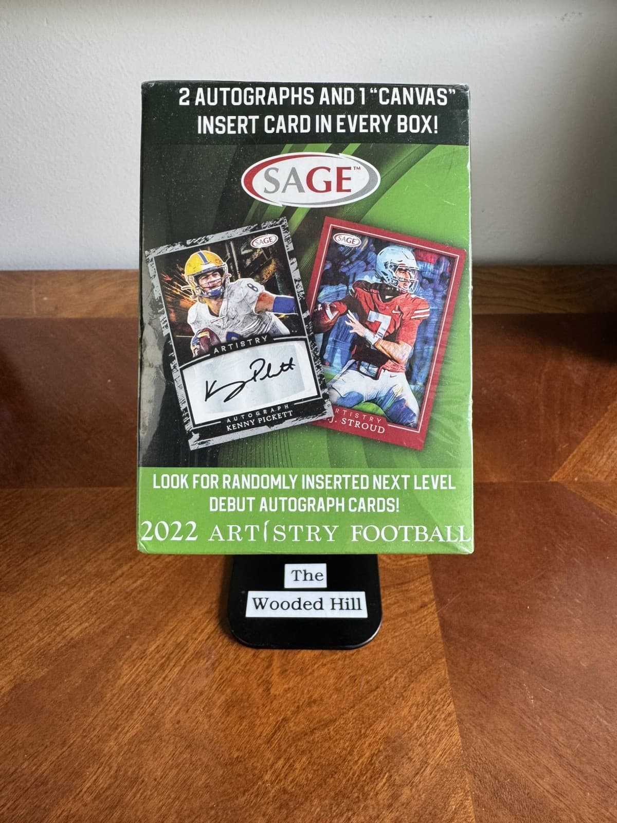 2022 Sage ARTISTRY Football EXCLUSIVE Factory Sealed Blaster Box 2 Autos - Thumbnail 2