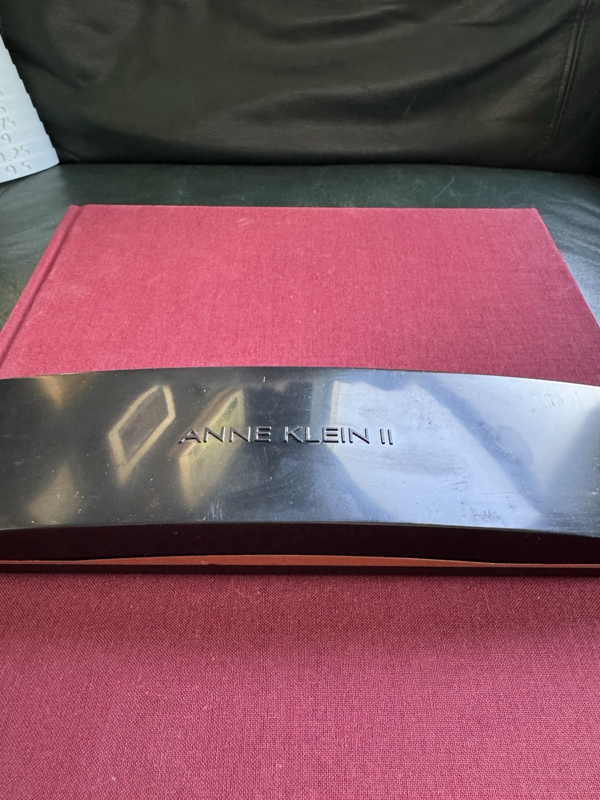 Vintage NOS Anne Klein II Art Deco Square Crystal MOP Dial w/ Original Box - Thumbnail 8