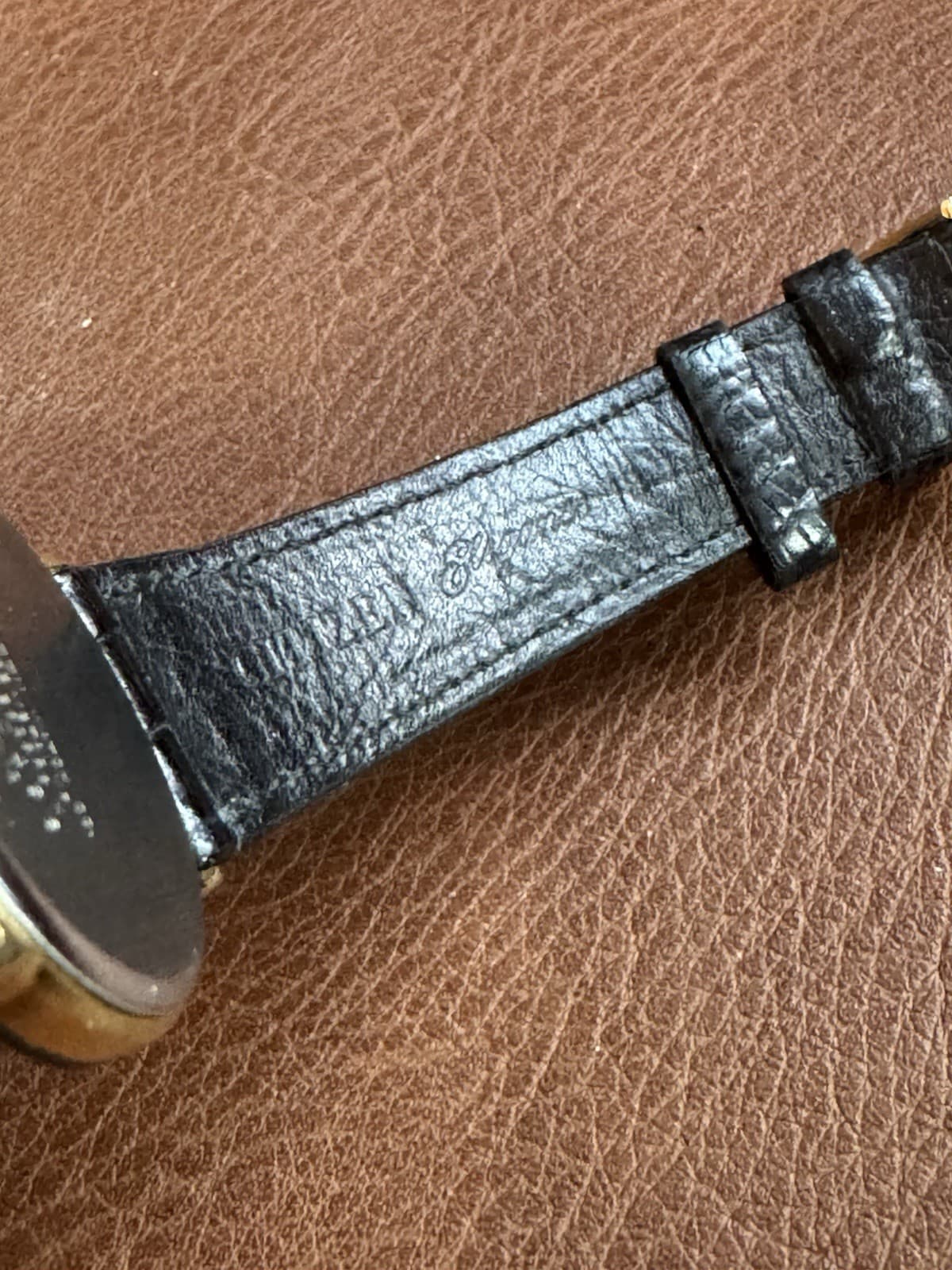 Vintage Citizen Elegance 4630-E65018-Y Black Dial Gold Tone Quartz Watch 30mm - Thumbnail 5