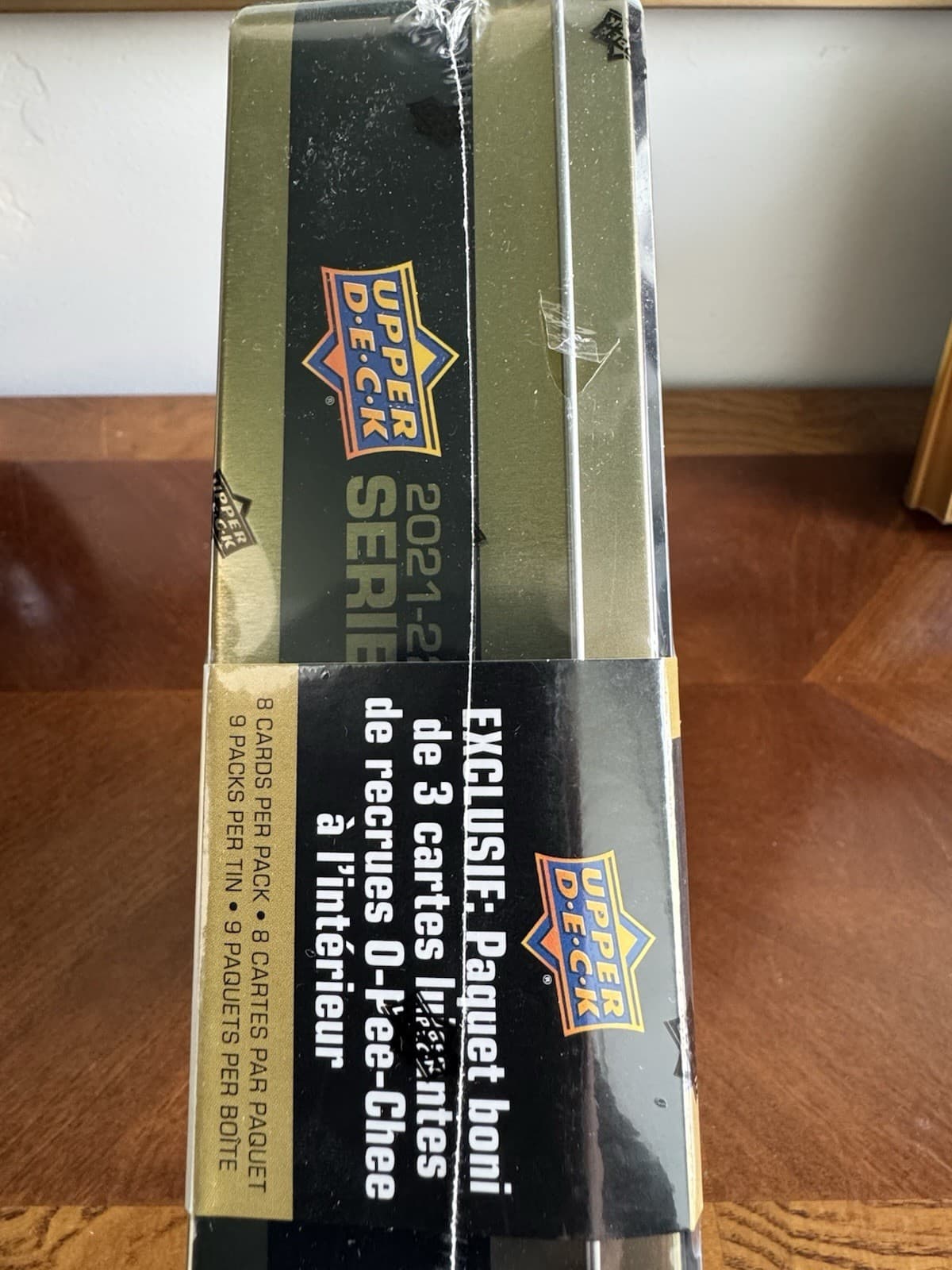 2021-22 Upper Deck Series 2 Hockey Factory Sealed Gold Collectors TIN O-Pee-chee - Thumbnail 4