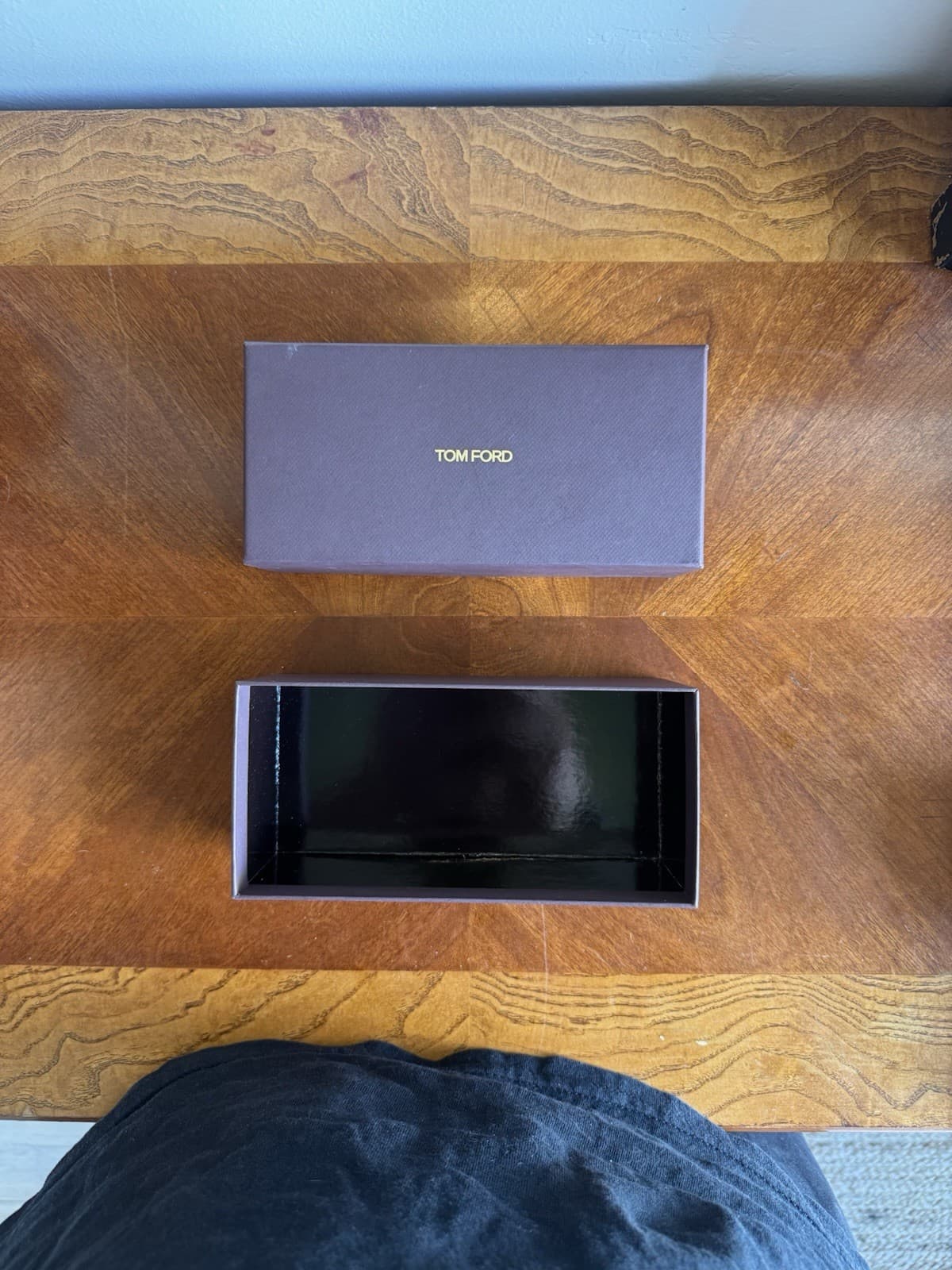 Tom Ford Empty Eyeglasses Box Brown Luxury Display Case Authentic - Thumbnail 2