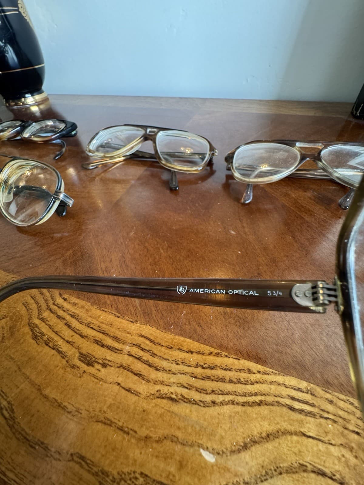 VTG Eyeglasses Frame Lot x5 American Optical 12K Gold Filled Retro 50s Eyewear - Thumbnail 6