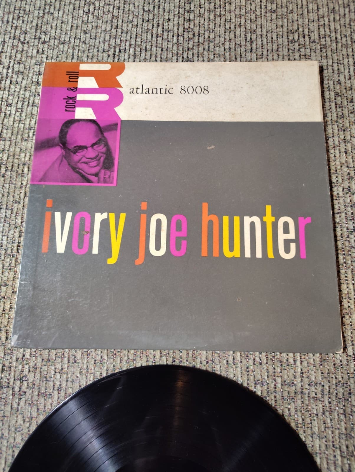IVORY JOE HUNTER LP on ATLANTIC LABEL #8008 " ROCK & ROLL " From 1959 DG