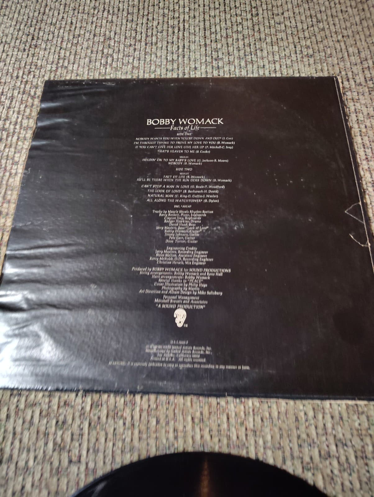 Bobby Womack Facts of Life LP United Artists VINYL - Thumbnail 5