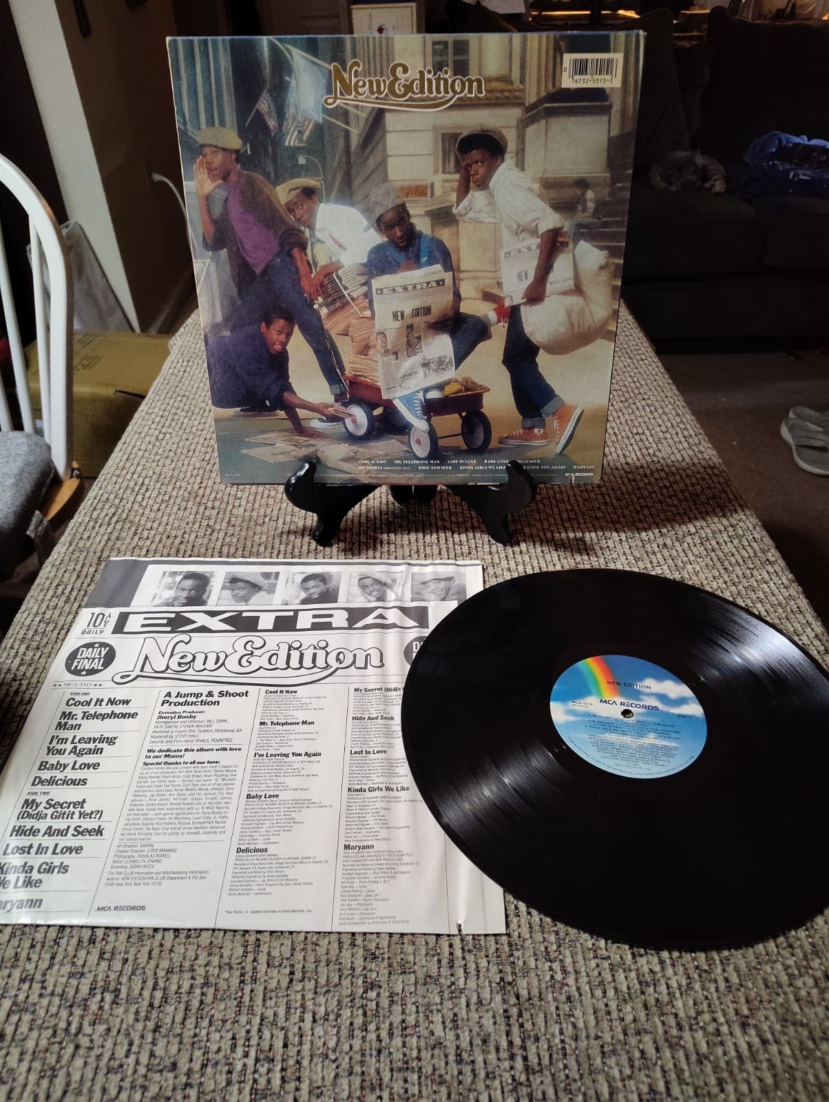 NEW EDITION Self Titled MCA Dash 4127-fds 9 First Pressing Near Mint - Thumbnail 5
