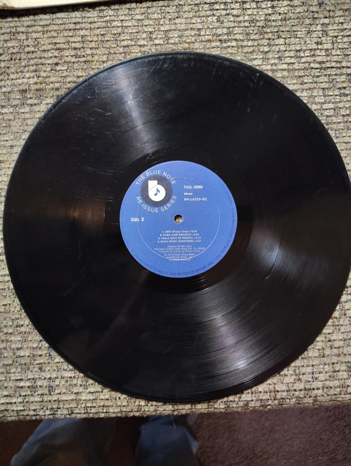 Paul Horn In India 2 LPs Blue Note Gatefold Close To NM Vinyl - Thumbnail 3